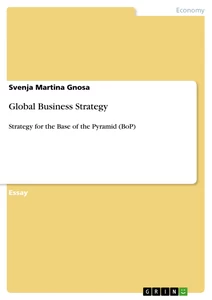 Title: Global Business Strategy 
