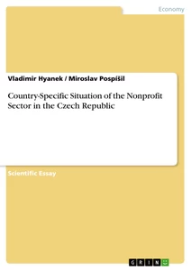 Titel: Country-Specific Situation of the Nonprofit Sector in the Czech Republic