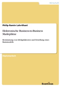 Title: Elektronische Business-to-Business Marktplätze