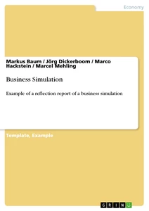 Titel: Business Simulation