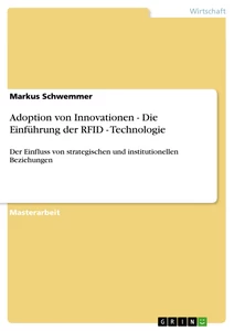 Title: Adoption von Innovationen - Die Einführung der RFID - Technologie