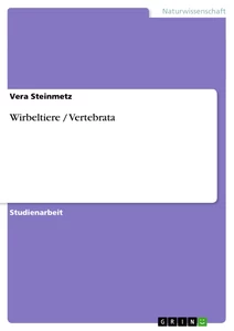 Title: Wirbeltiere / Vertebrata