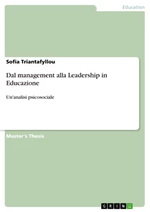 Title: Dal management alla Leadership in Educazione