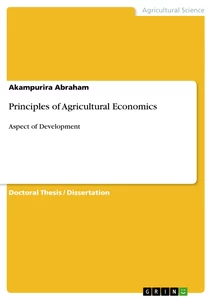 master thesis agricultural economics