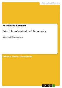 Titel: Principles of Agricultural Economics