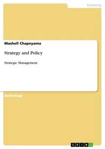 Titel: Strategy and Policy