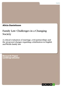 Title: Family Law Challenges in a Changing Society