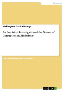 Title: An Empirical Investigation of the Nature of Corruption in Zimbabwe