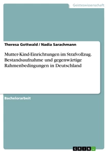 Titel: Mutter-Kind-Einrichtungen im Strafvollzug. Bestandsaufnahme und gegenwärtige Rahmenbedingungen in Deutschland