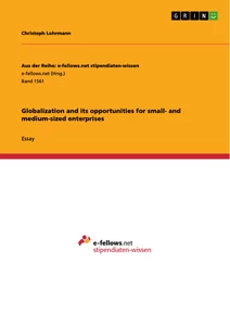 Title: Globalization and its opportunities for small- and medium-sized enterprises