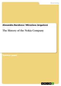 Title: The History of the Nokia Company