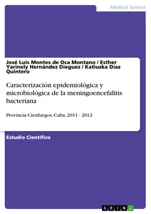 Título: Caracterización epidemiológica y microbiológica de la meningoencefalitis bacteriana