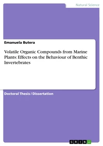 Title: Volatile Organic Compounds from Marine Plants: Effects on the Behaviour of Benthic Invertebrates