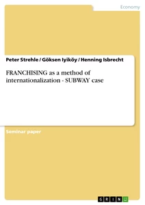 Franchising master thesis
