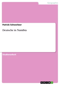 Titel: Deutsche in Namibia