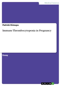 Title: Immune Thrombocytopenia in Pregnancy