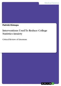 Statistics masters thesis