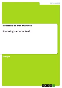 Título: Semiología conductual