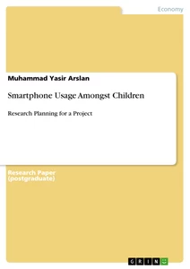 Title: Smartphone Usage Amongst Children