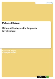 Title: Different Strategies for Employee Involvement
