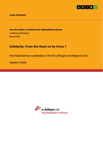 Titel: Solidarity. From the Heart or by Force ?