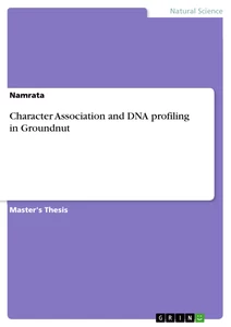 Title: Character Association and DNA profiling in Groundnut