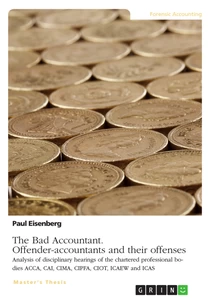 Title: The Bad Accountant. Offender-accountants and their offenses