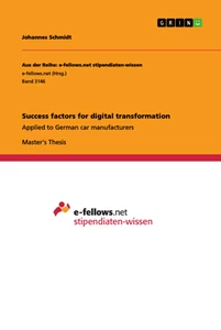 Title: Success factors for digital transformation