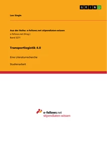 Titel: Transportlogistik 4.0