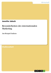 Titel: Besonderheiten des internationalen Marketing