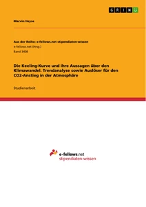 Titel: Die Keeling-Kurve und ihre Aussagen über den Klimawandel. Trendanalyse sowie Auslöser für den CO2-Anstieg in der Atmosphäre
