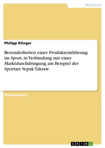 Besonderheiten Einer Produkteinfuhrung Im Sport In Verbindung Grin