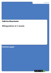 Titre: Bilingualism in Canada
