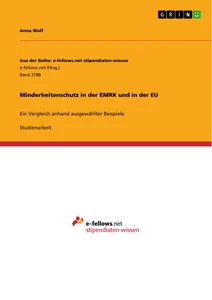 Titel: Minderheitenschutz in der EMRK und in der EU
