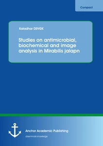 Title: Studies on antimicrobial, biochemical and image analysis in Mirabilis jalapa