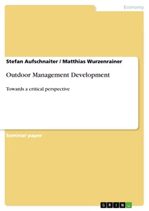 Titel: Outdoor Management Development