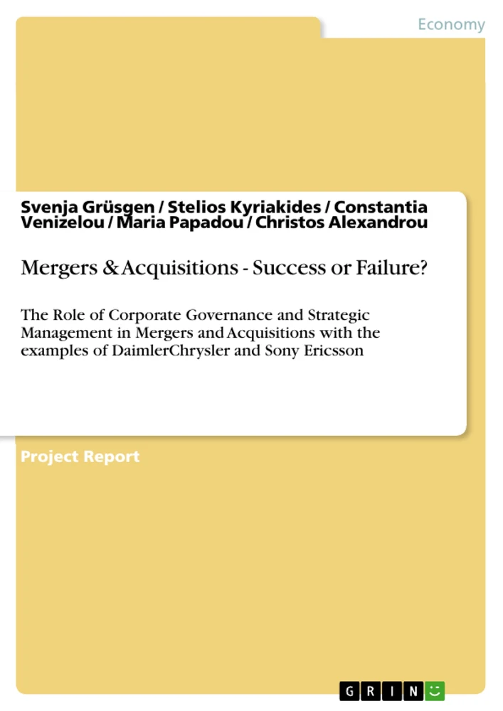 Titel: Mergers & Acquisitions - Success or Failure? 