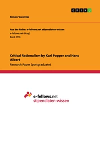 Titel: Critical Rationalism by Karl Popper and Hans Albert