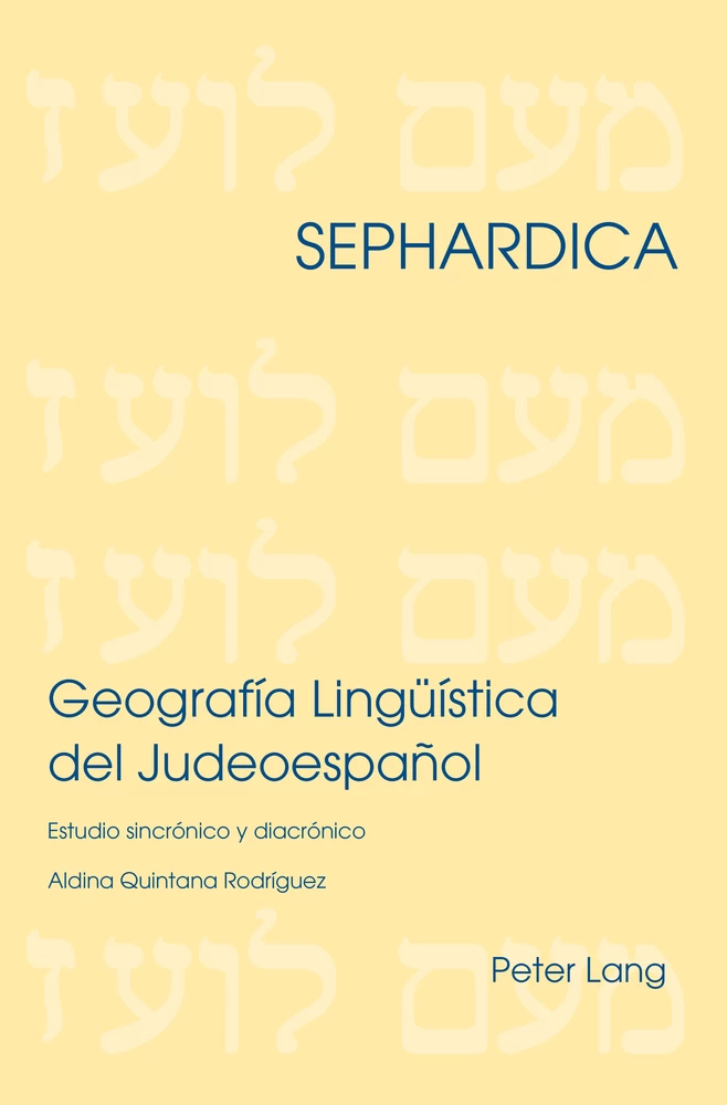 Title: Geografía Lingüística del Judeoespañol