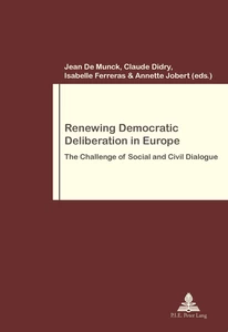 Title: Renewing Democratic Deliberation in Europe