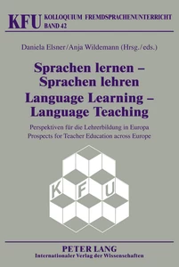 Title: Sprachen lernen – Sprachen lehren- Language Learning – Language Teaching