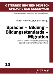 Title: Sprache – Bildung – Bildungsstandards – Migration