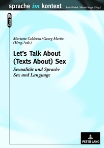 Title: Let’s Talk About - (Texts About) Sex