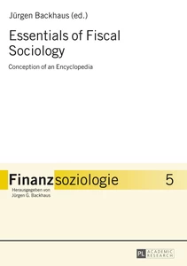 Title: Essentials of Fiscal Sociology