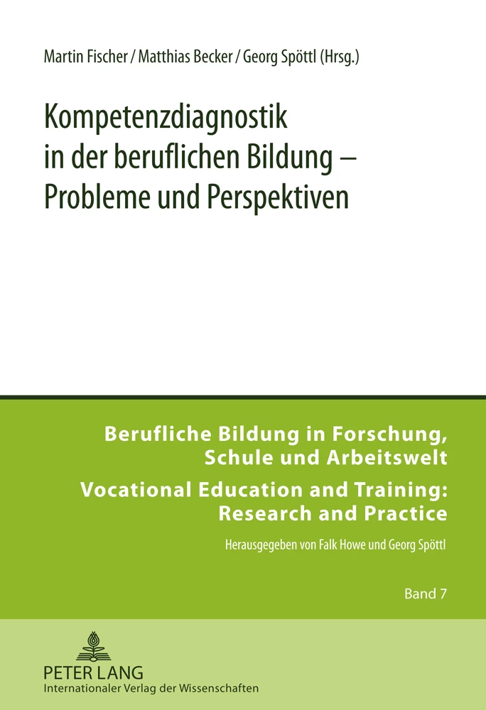 Titel: Kompetenzdiagnostik in der beruflichen Bildung – Probleme und Perspektiven