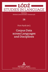Title: Corpus Data across Languages and Disciplines