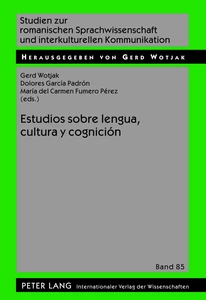 Title: Estudios sobre lengua, cultura y cognición
