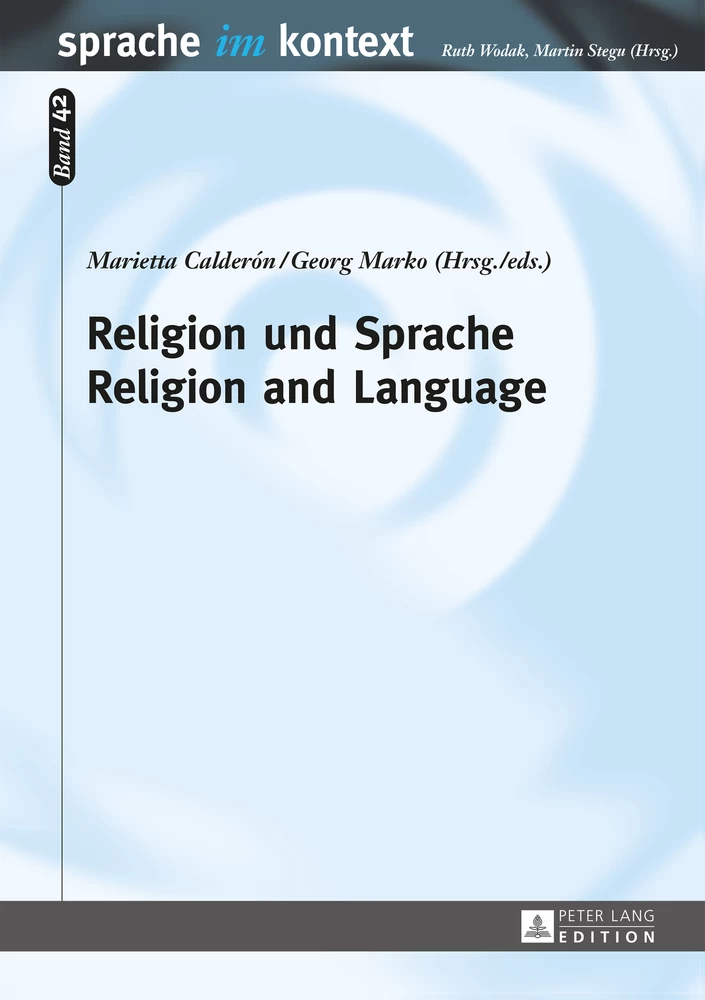 Titel: Religion und Sprache- Religion and Language