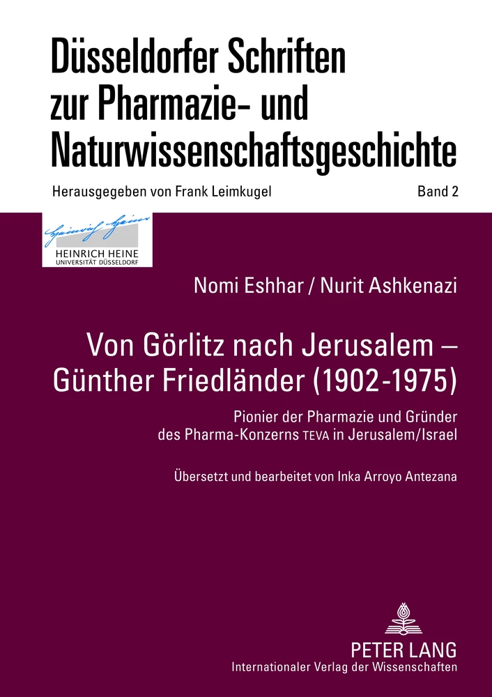 Titel: Von Görlitz nach Jerusalem – Günther Friedländer (1902-1975)