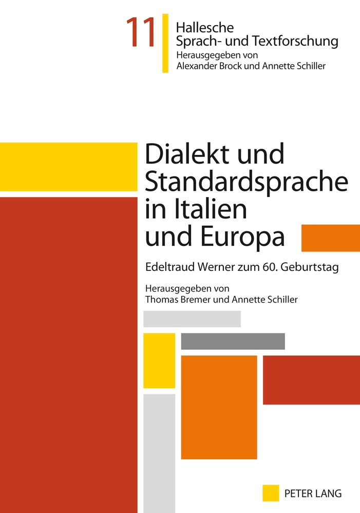 Titel: Dialekt und Standardsprache in Italien und Europa